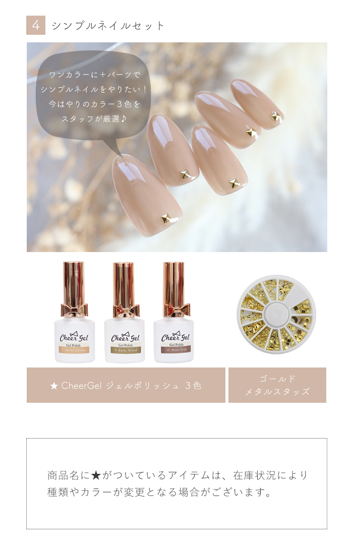 petitprice（プチプラ） 選べるネイルアートセット ネイル ジェル