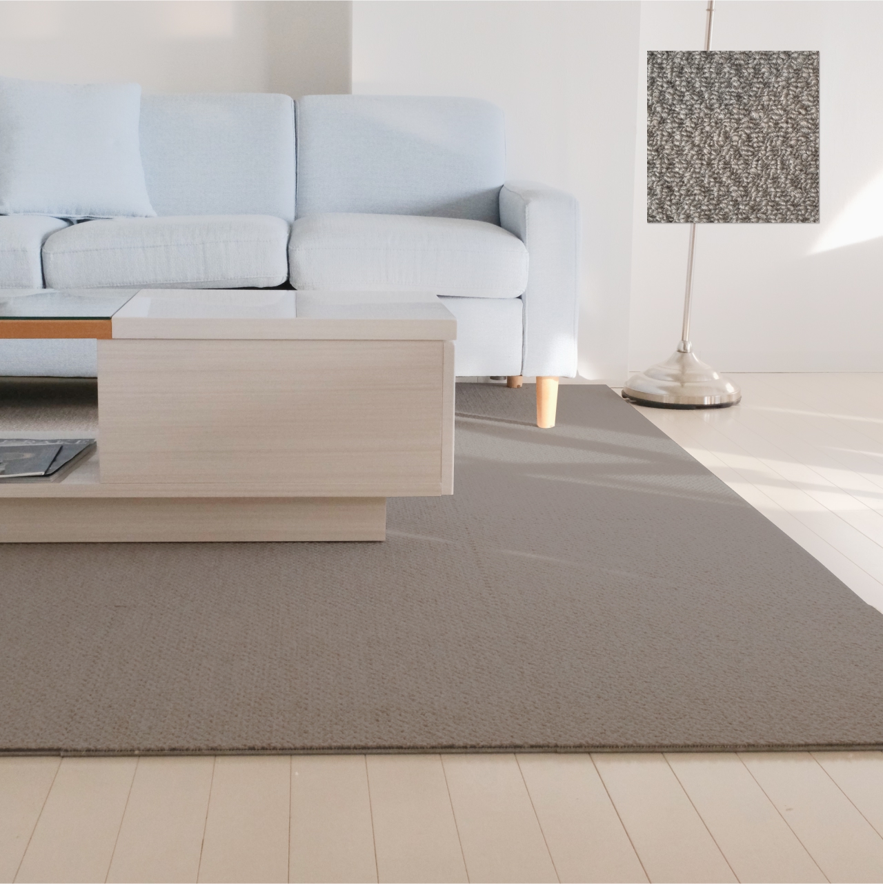 日東紡マテリアル 防音マット 防音カーペット 静床ライト 50×50cm 6枚