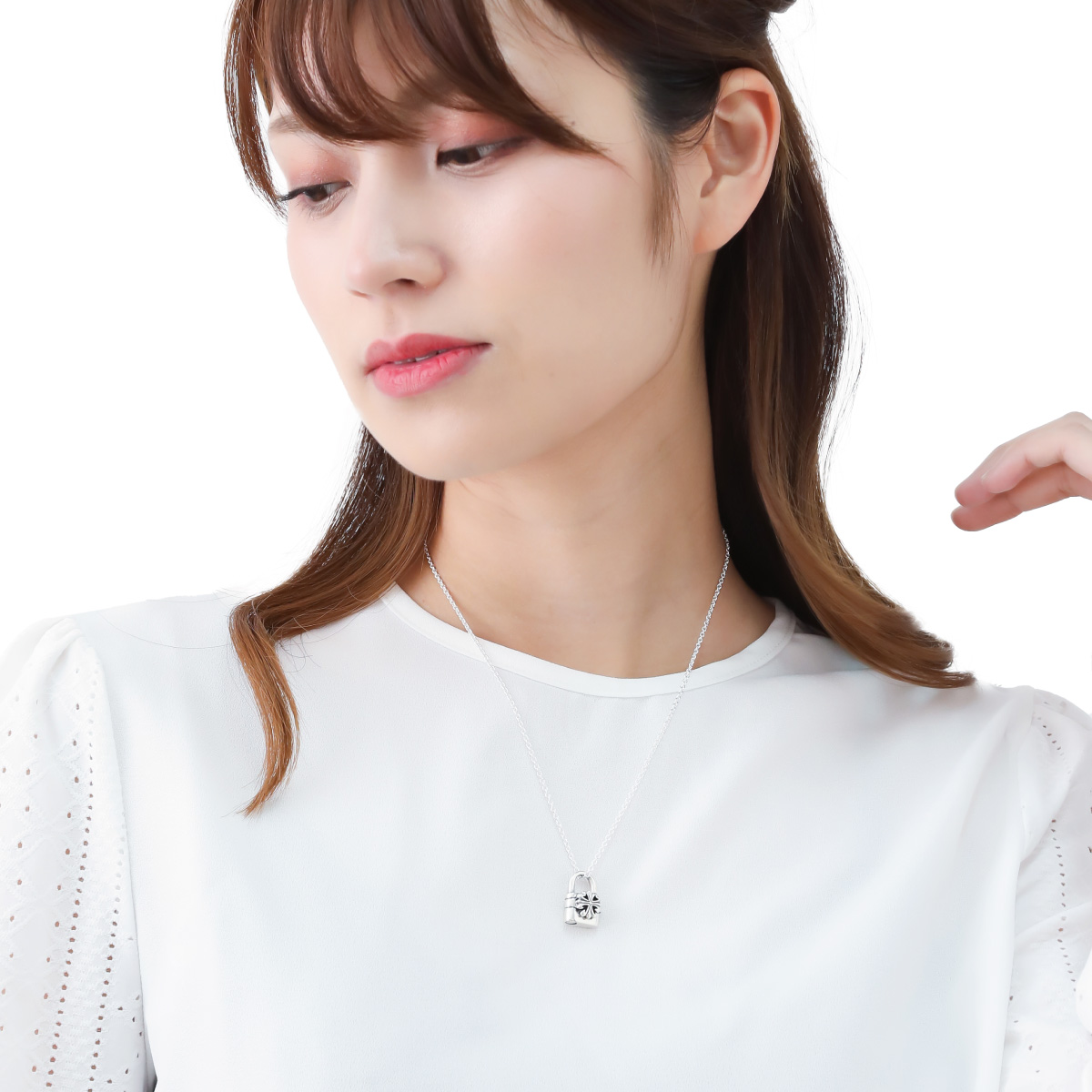 ネックレス ペンダント レディース メンズ シルバー925 南京錠