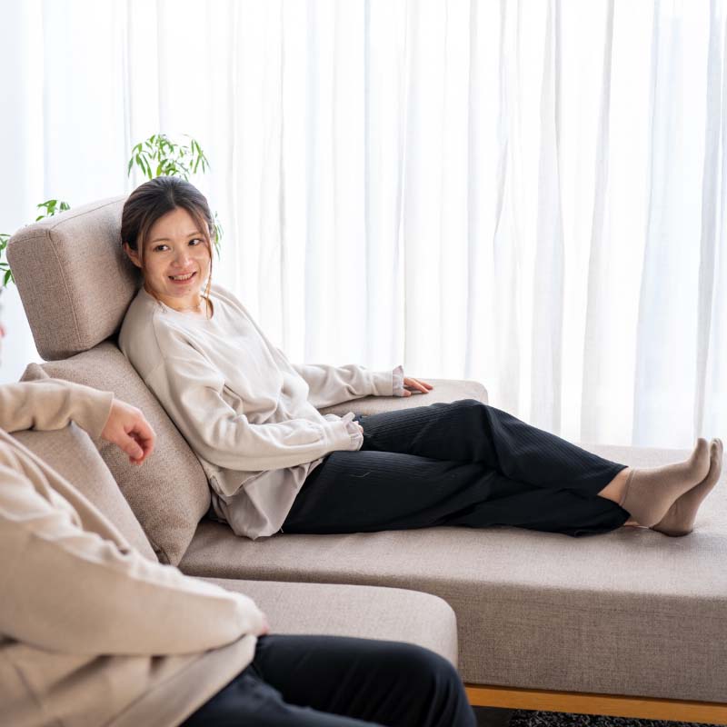 Fumi クッションでくつろぐソファ用 ヘッドレストフレーム FUM-SF002HF