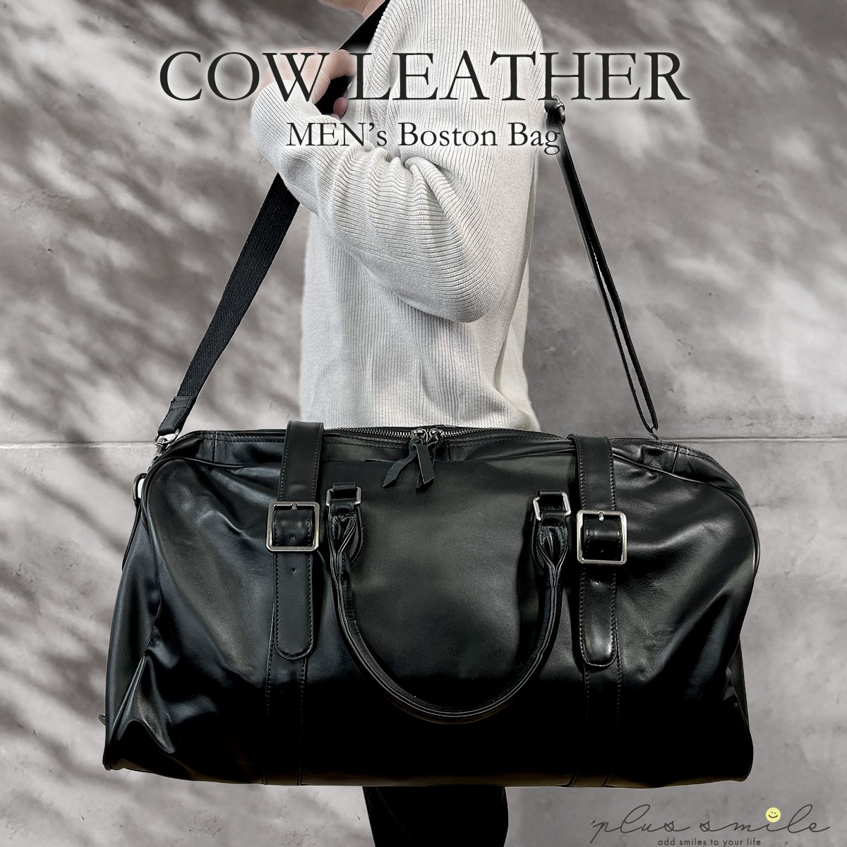 plus smile ボストンバッグ 旅行カバン 旅行バッグ メンズ 旅行 ゴルフ