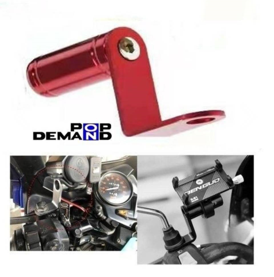 ◇即日発送◇汎用 赤 スマホ ホルダー 取付用に マルチバー Ninja ZX