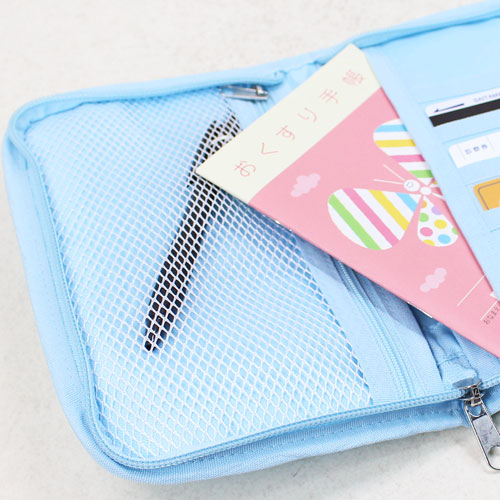 マルチケース「インコ並べ」ポーチ お薬手帳 保険証ケース 母子手帳