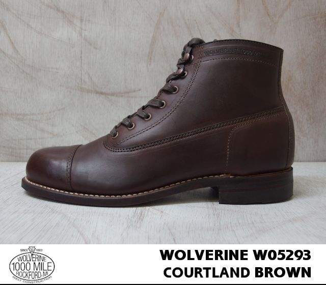 WOLVERINE（ウルヴァリン） 1000マイルブーツ ブラウン ホーウィン