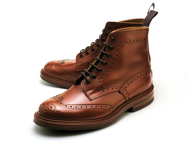 Tricker's（トリッカーズ） カントリーブーツ ストウ ウィングチップ