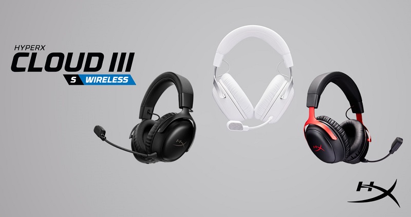 HyperX Cloud III S ワイヤレスゲーミングヘッドセット 全3色 A59YZAA