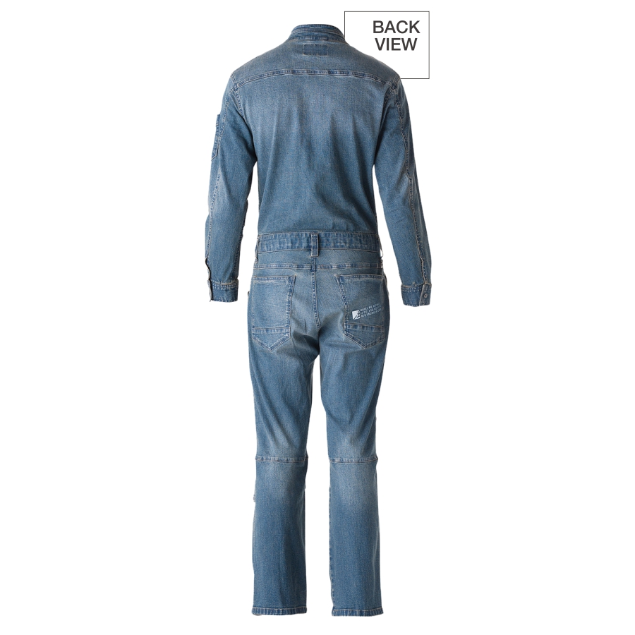 I'Z FRONTIER アイズフロンティア 3Dストレッチデニムオーバーオール