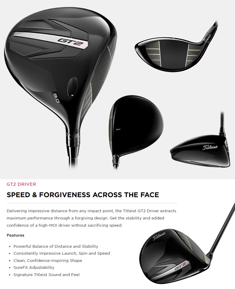 Titleist（タイトリスト） Titleist GT2 Driver GT2 ドライバー