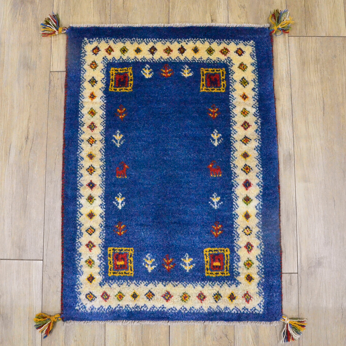 サヤンサヤン ギャッベ ギャベ 玄関マット ペルシャ イラン 約 60x90cm