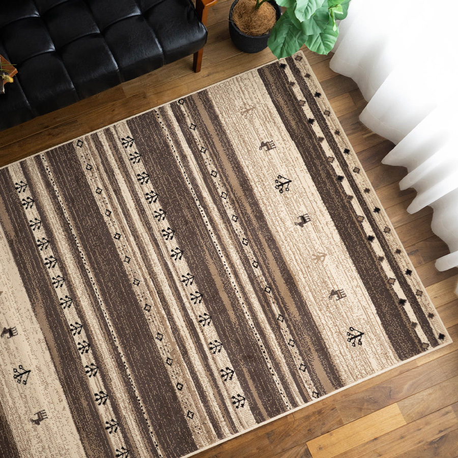 サヤンサヤン ラグマット ギャベ 風 80×150 アクセントラグサイズ