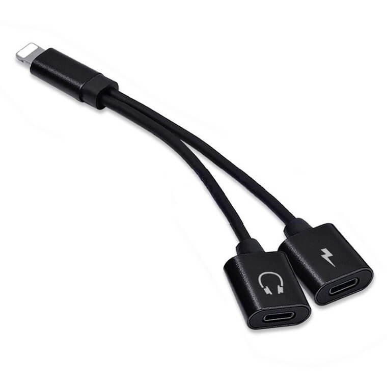 iPhone イヤホン 変換ケーブル 充電 同時 通話 音楽 変換アダプタ iOS