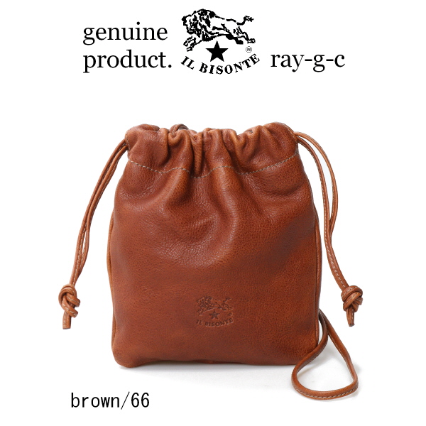 IL BISONTE（イルビゾンテ） バッグ バケッタレザー巾着 ミニ