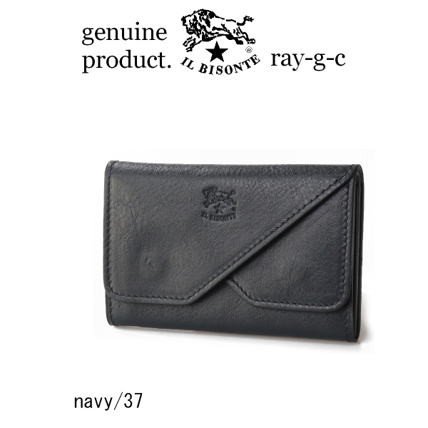 IL BISONTE（イルビゾンテ） カードケース 名刺入れ ダブルフラップ