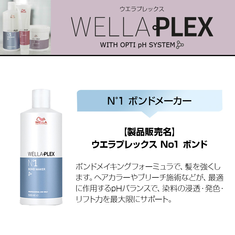 ウエラプレックス ウエラ プレックス No1 ボンド 500ml|N°1 ボンド
