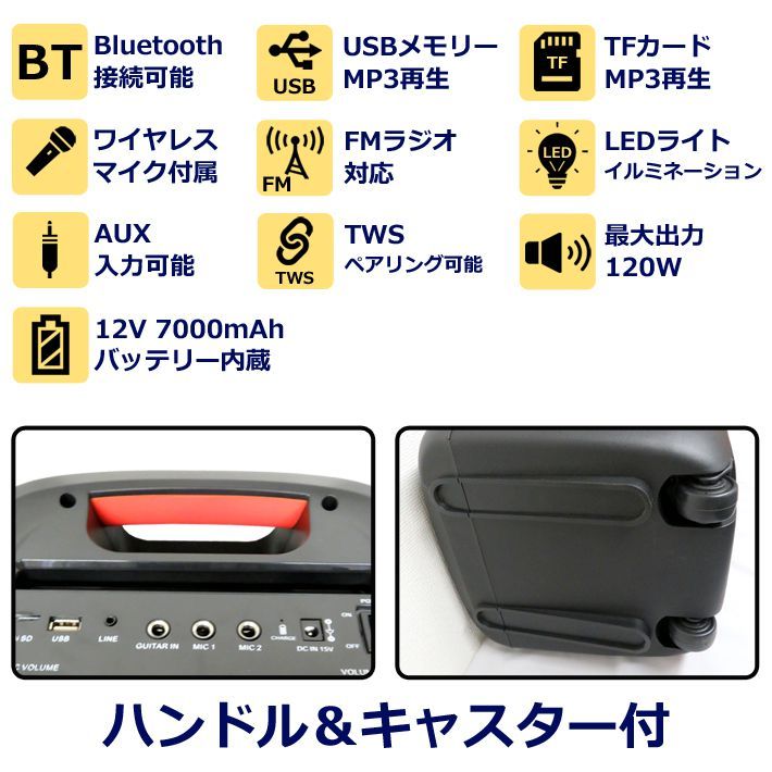 スピーカー 大型 イベント フレイムLEDパーティースピーカーCTEY-2080F
