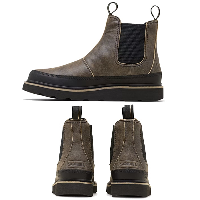 SOREL（ソレル） メンズ サイドゴア ブーツ スラブタウン62 チェルシー