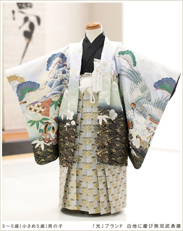 5歳 4歳 3歳 男の子 小さめ 着物レンタル 七五三 d4149 753 レトロ