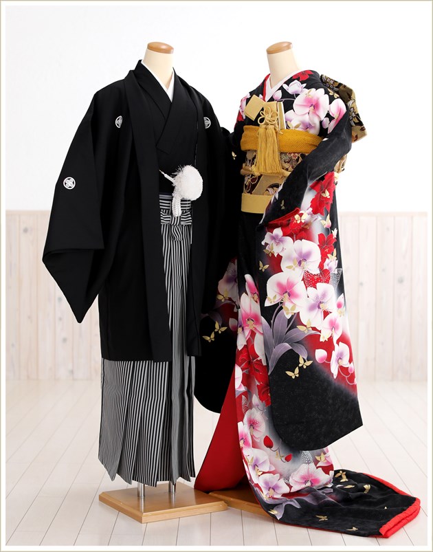 引き振袖レンタル 結婚式 フォトウェディング 新婦和装 紋付きセット