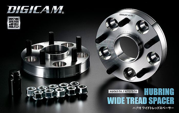 DIGICAM（デジキャン） 20mm厚/5穴用シーマ[PCD114.3/ピッチ1.25/ハブ