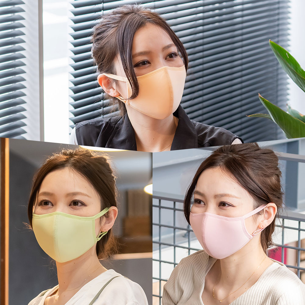 銀イオン抗菌加工 ラテックス立体型マスク 3枚セット マスク 洗える