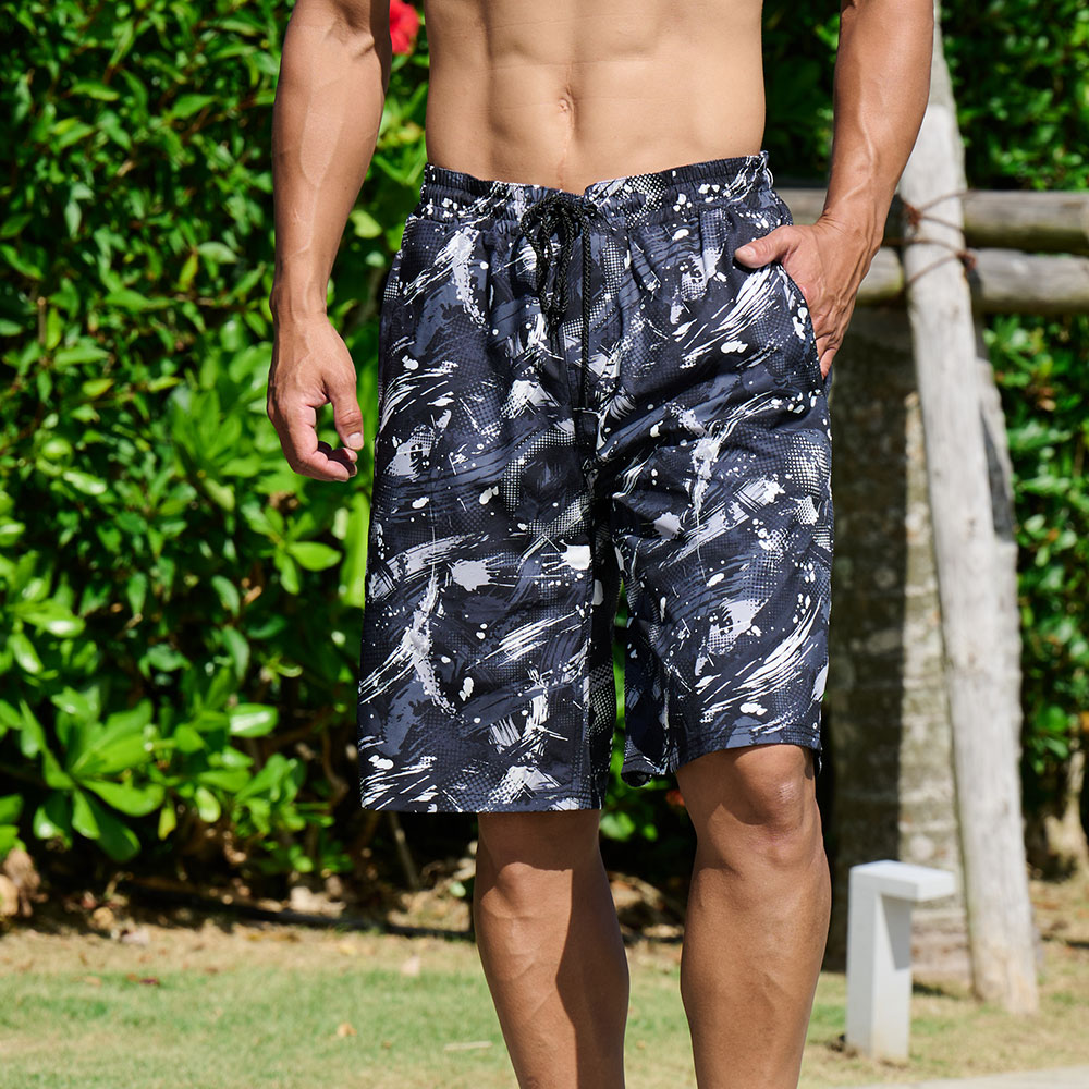 サーフパンツ メンズ ロング丈 水着 ボードショーツ 一体型インナー