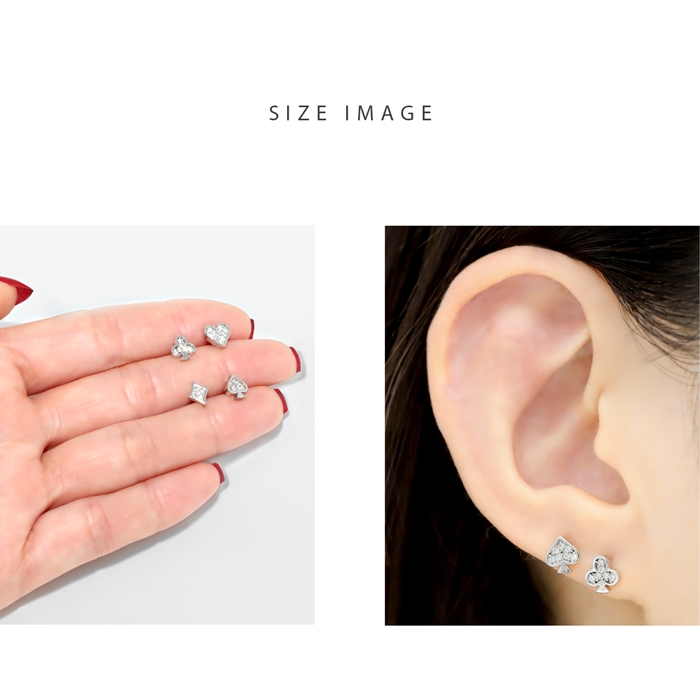 凛 RIN ボディピアス 16G 軟骨ピアス ストレートバーベル トランプ