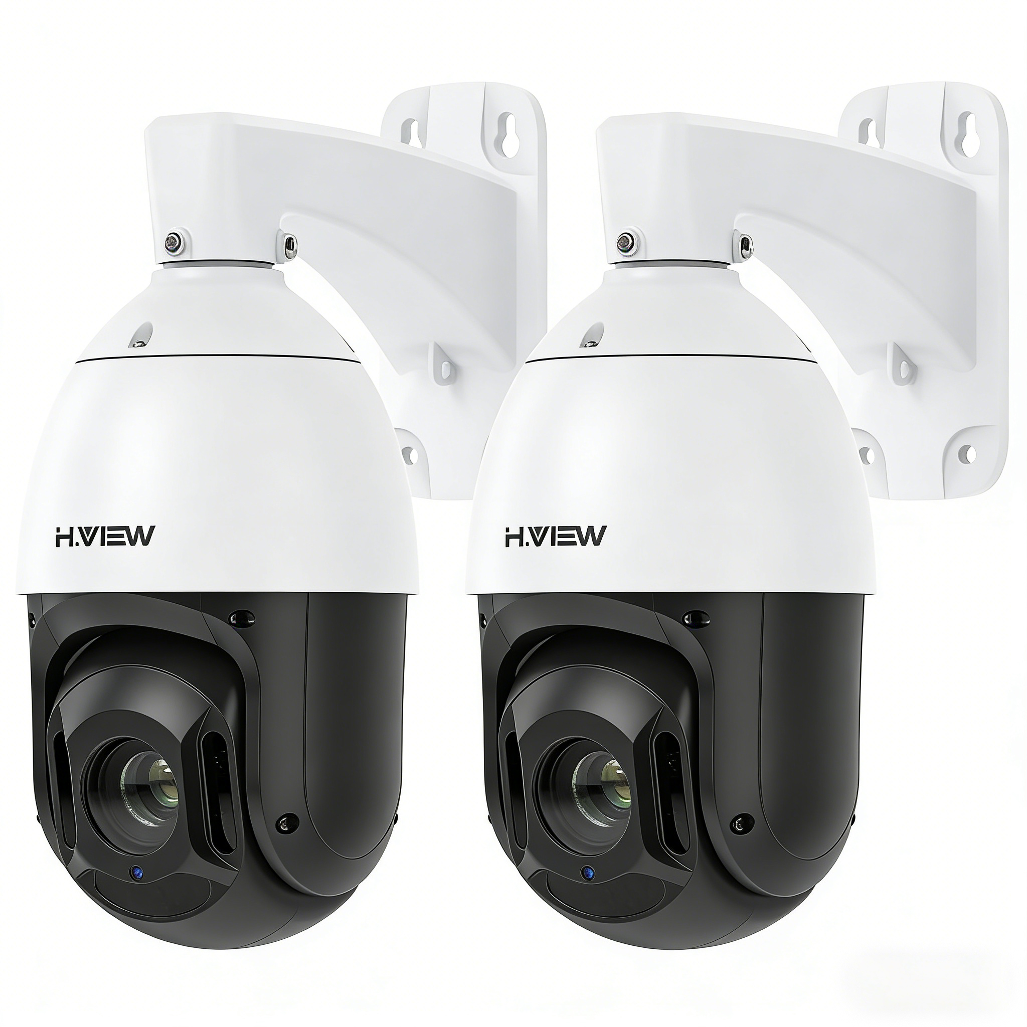 H.VIEW 防犯カメラ PTZカメラ 赤外線暗視100m 遠赤外線カメラ 屋内外