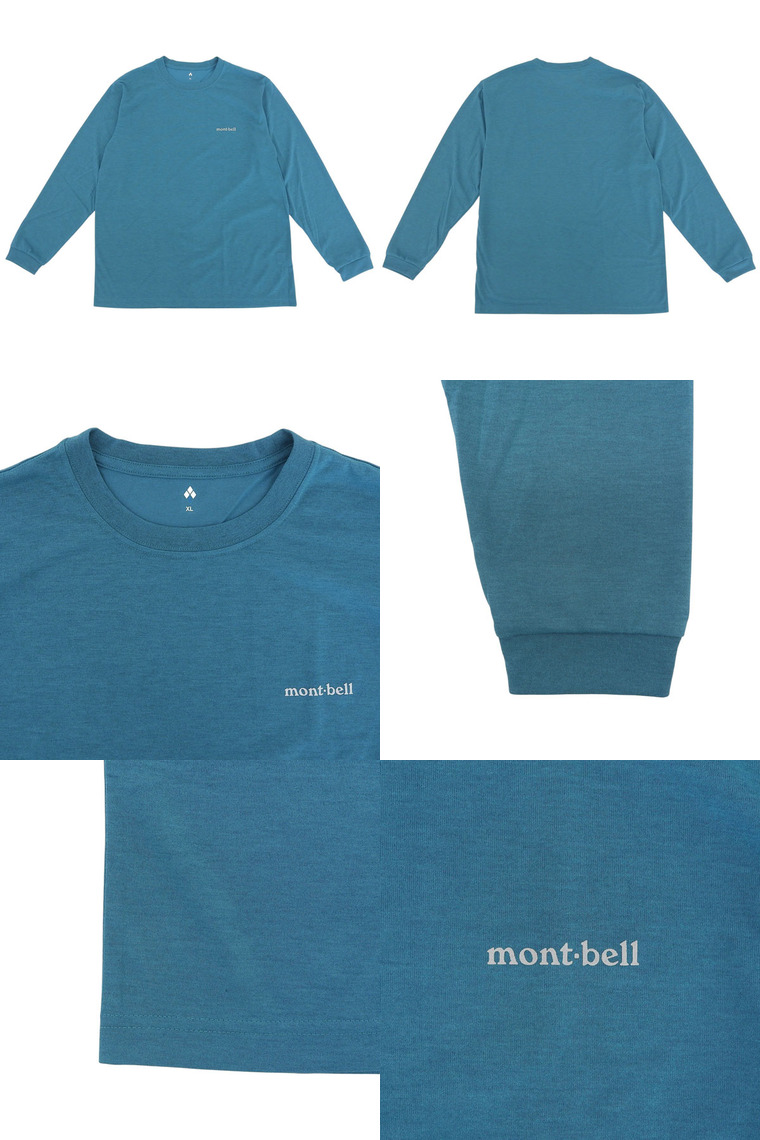 mont-bell（モンベル） Tシャツ ロンT メンズ 長袖 XS〜XXL WIC.ロング