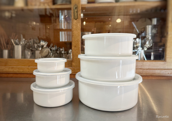 White Series 野田琺瑯 ホワイトシリーズ ラウンド 全サイズ 6種類