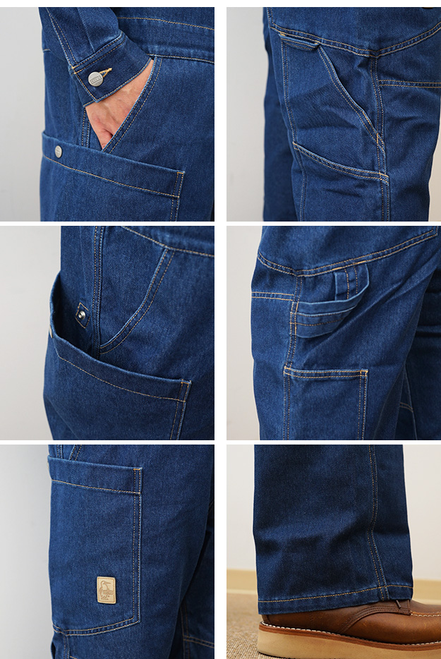 CHUMS（チャムス） つなぎ ジャンプスーツ オーバーオール メンズ