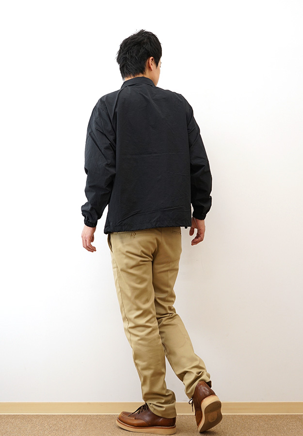 NEW ERA（ニューエラ） ナイロン コーチジャケット メンズ 黒 春 秋