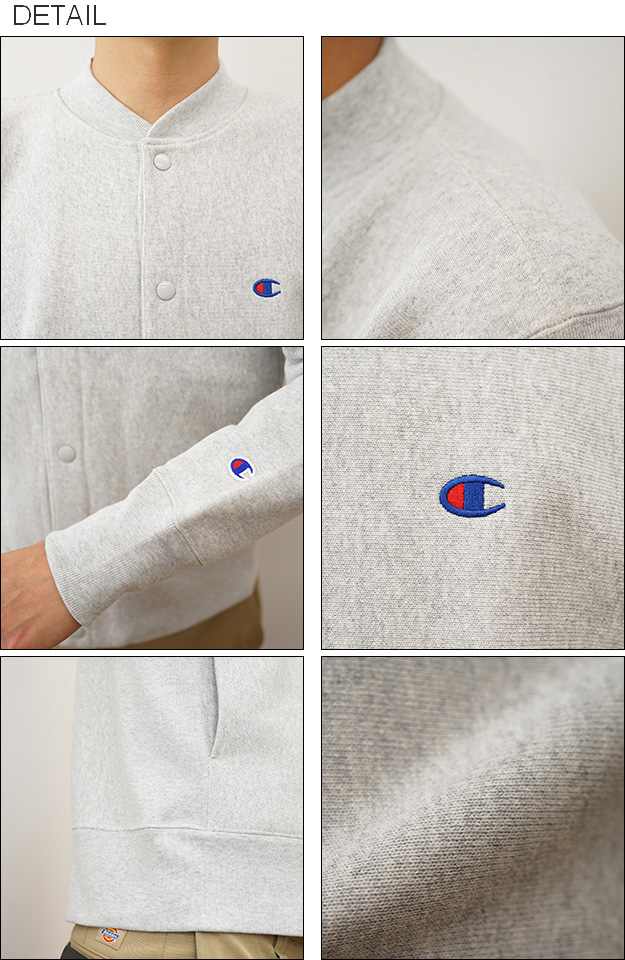 Champion（チャンピオン） リバースウィーブ スナップ スウェット