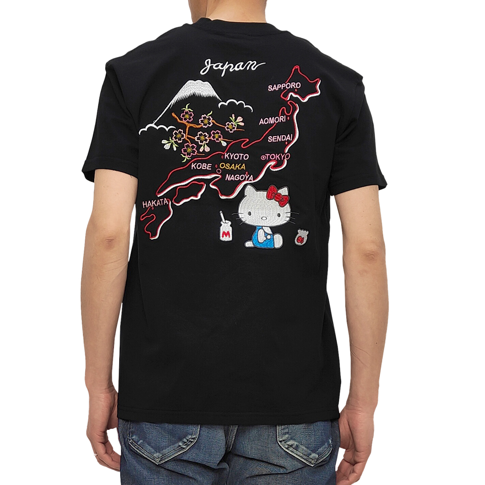 ハローキティ テンストライク 半袖Tシャツ キティちゃん 富士桜 日本