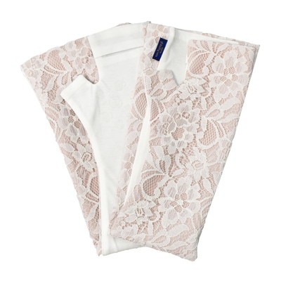 ロサブラン アームカバー uvカット ロング 遮光 (滑り止め) レース