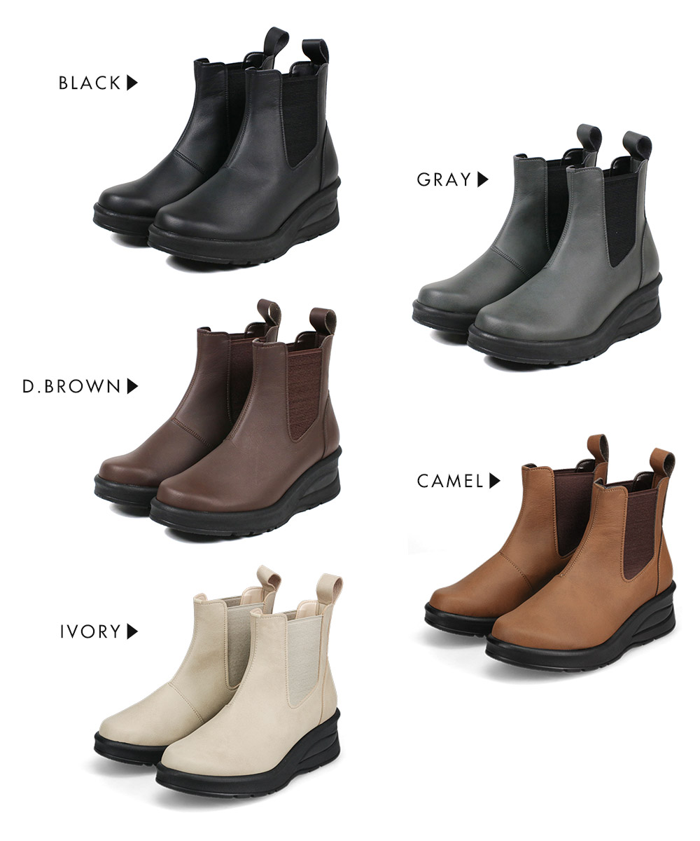 ARCH CONTACT（アーチコンタクト） サイドゴアブーツ レディース