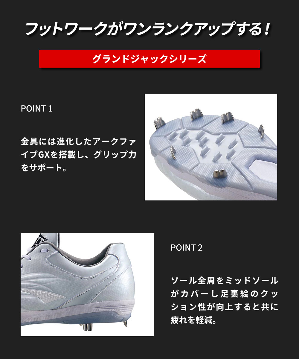 ゼット（ZETT） 野球 スパイク 高校 大人 3e 金具 埋込み メンズ