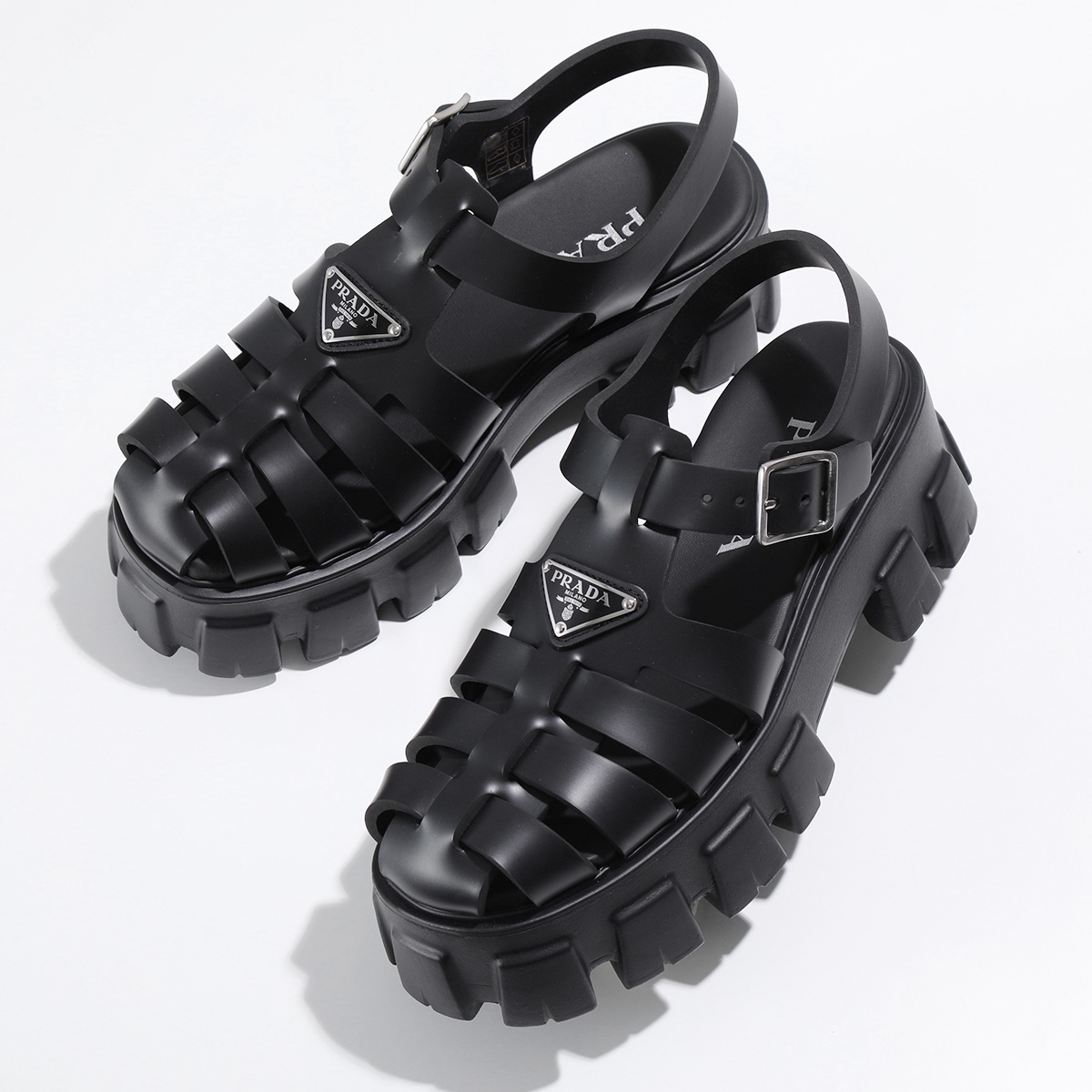 PRADA（プラダ） サンダル モノリス 1X853M 3LKK F0002 レディース