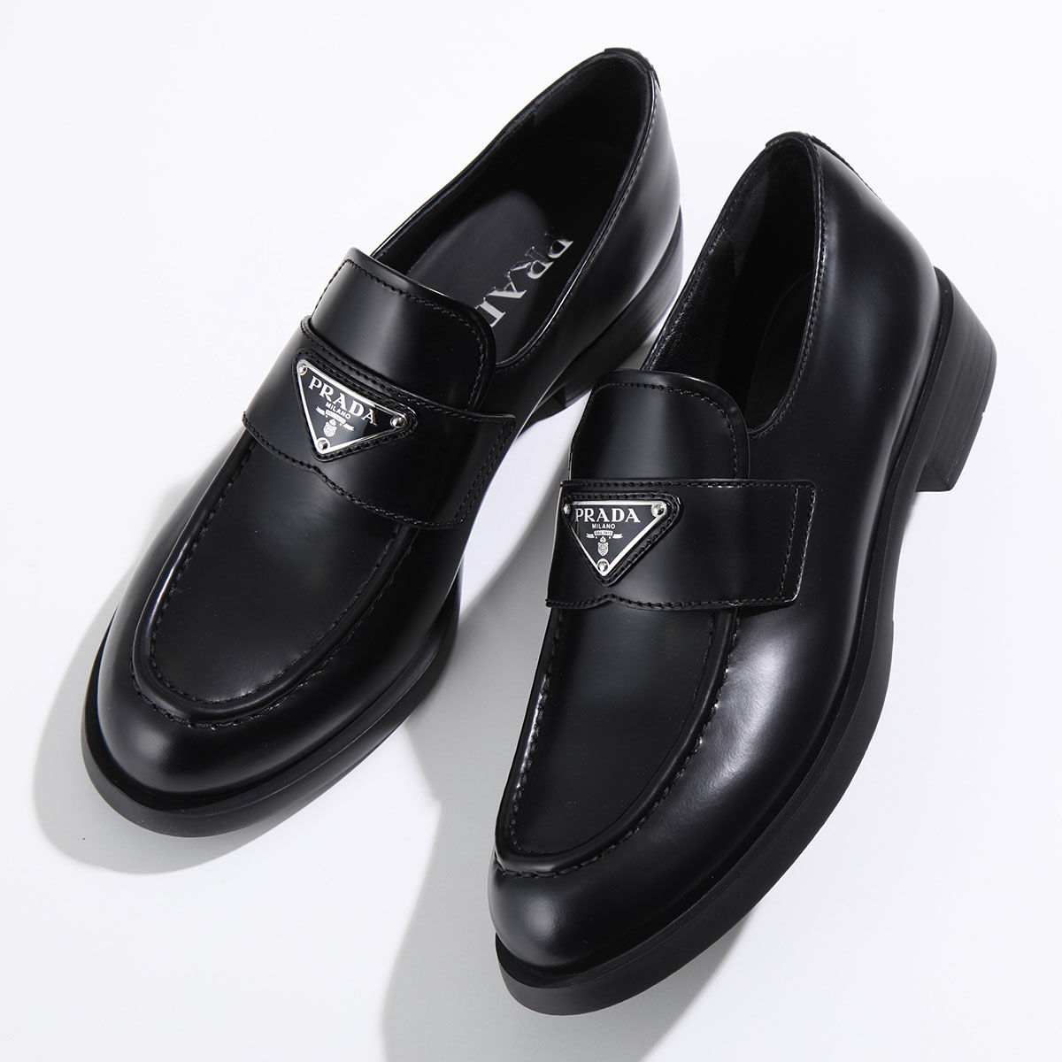 PRADA（プラダ） ローファー 1D329N 055 レディース ブラッシュド