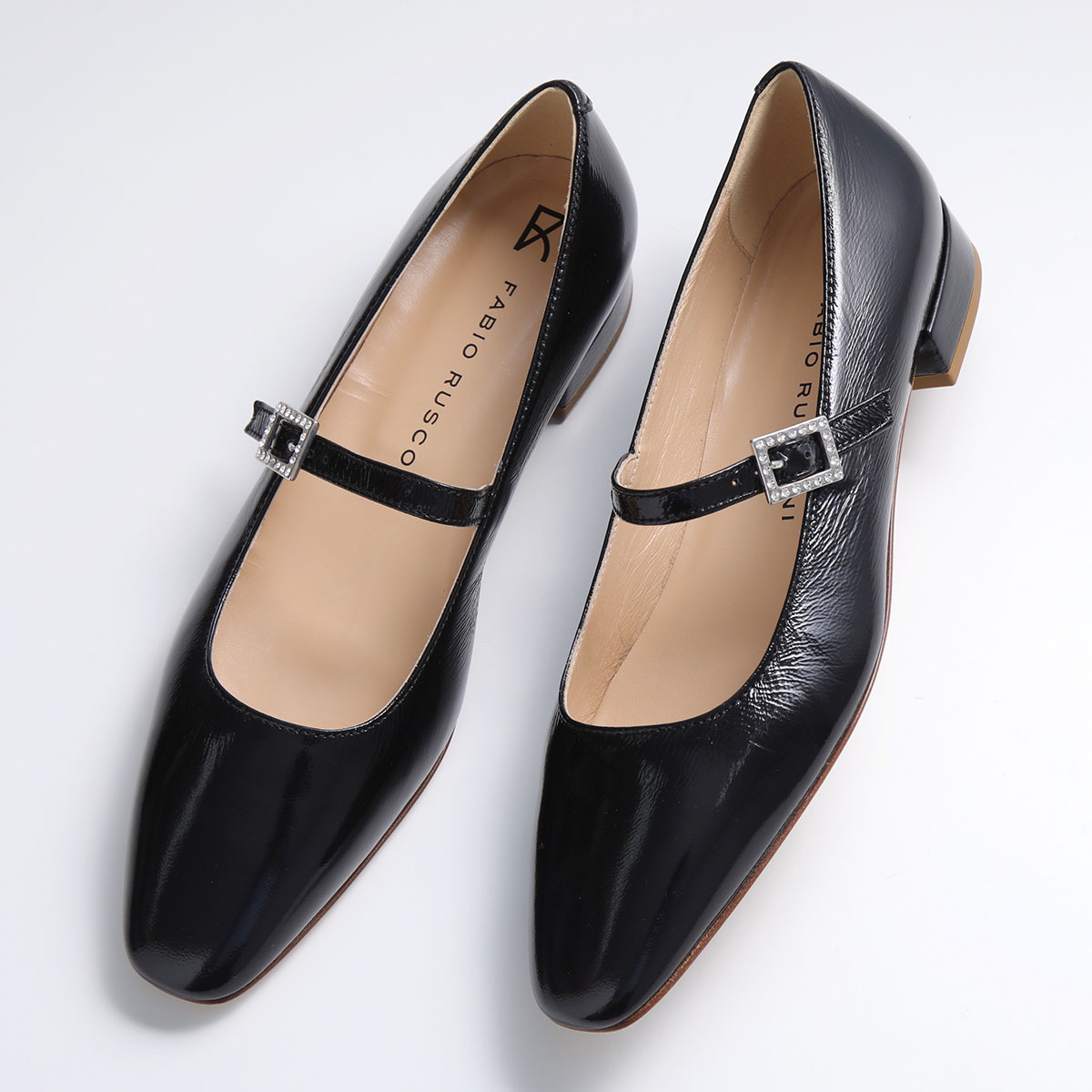 FABIO RUSCONI（ファビオルスコーニ） ストラップ パンプス S 6551