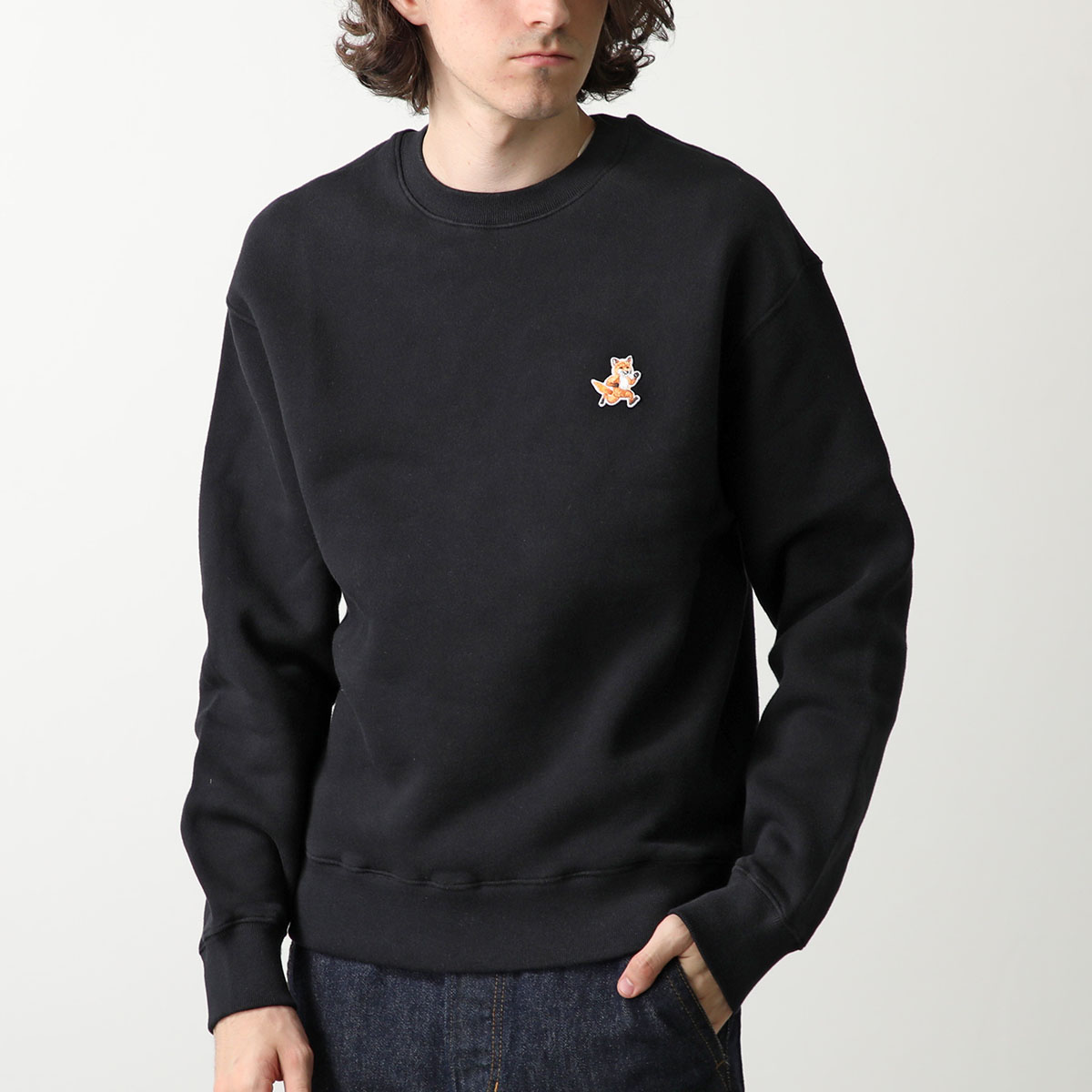 MAISON KITSUNE（メゾン キツネ） トレーナー SPEEDY FOX PATCH