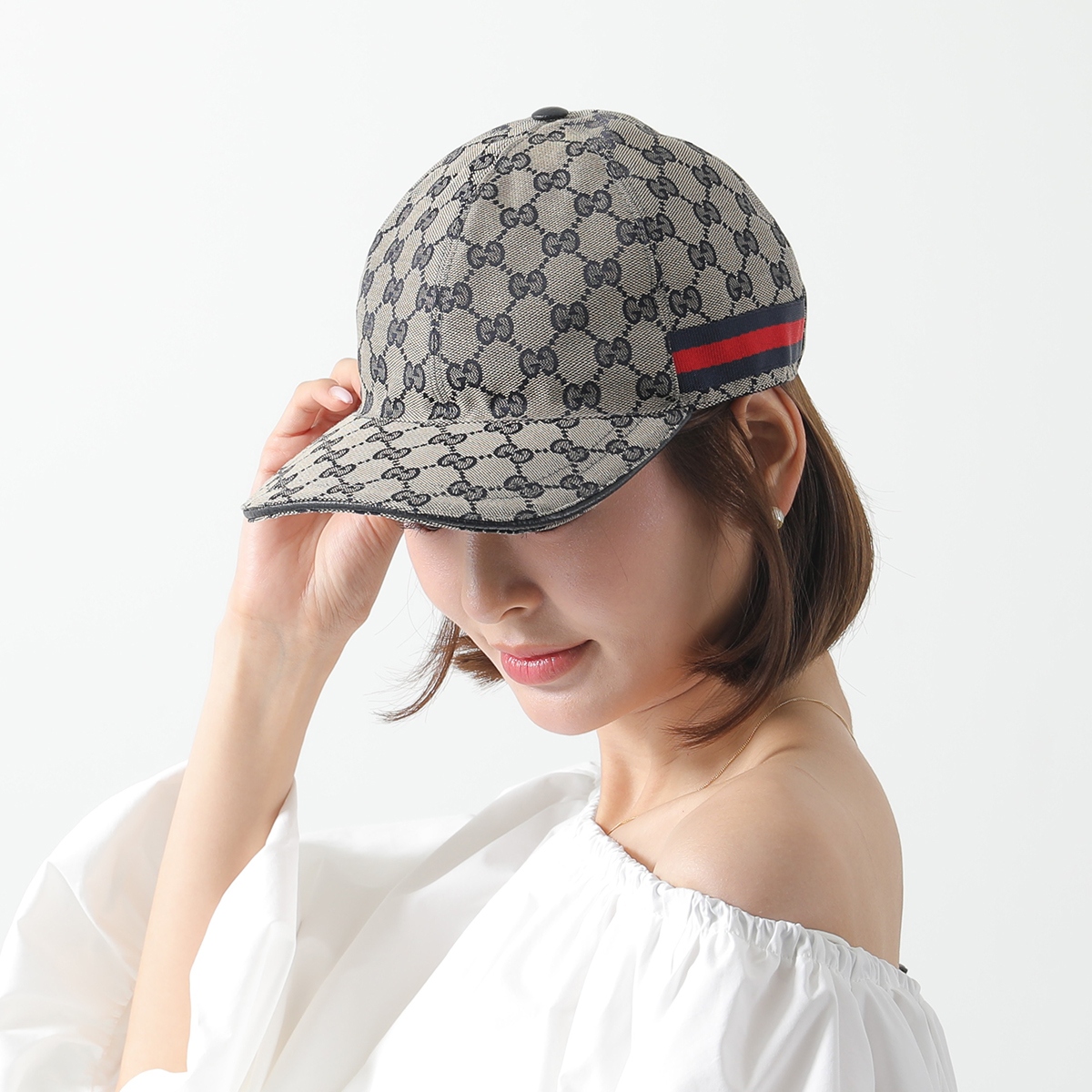 GUCCI（グッチ） ベースボールキャップ 696845 4HAQQ レディース GG