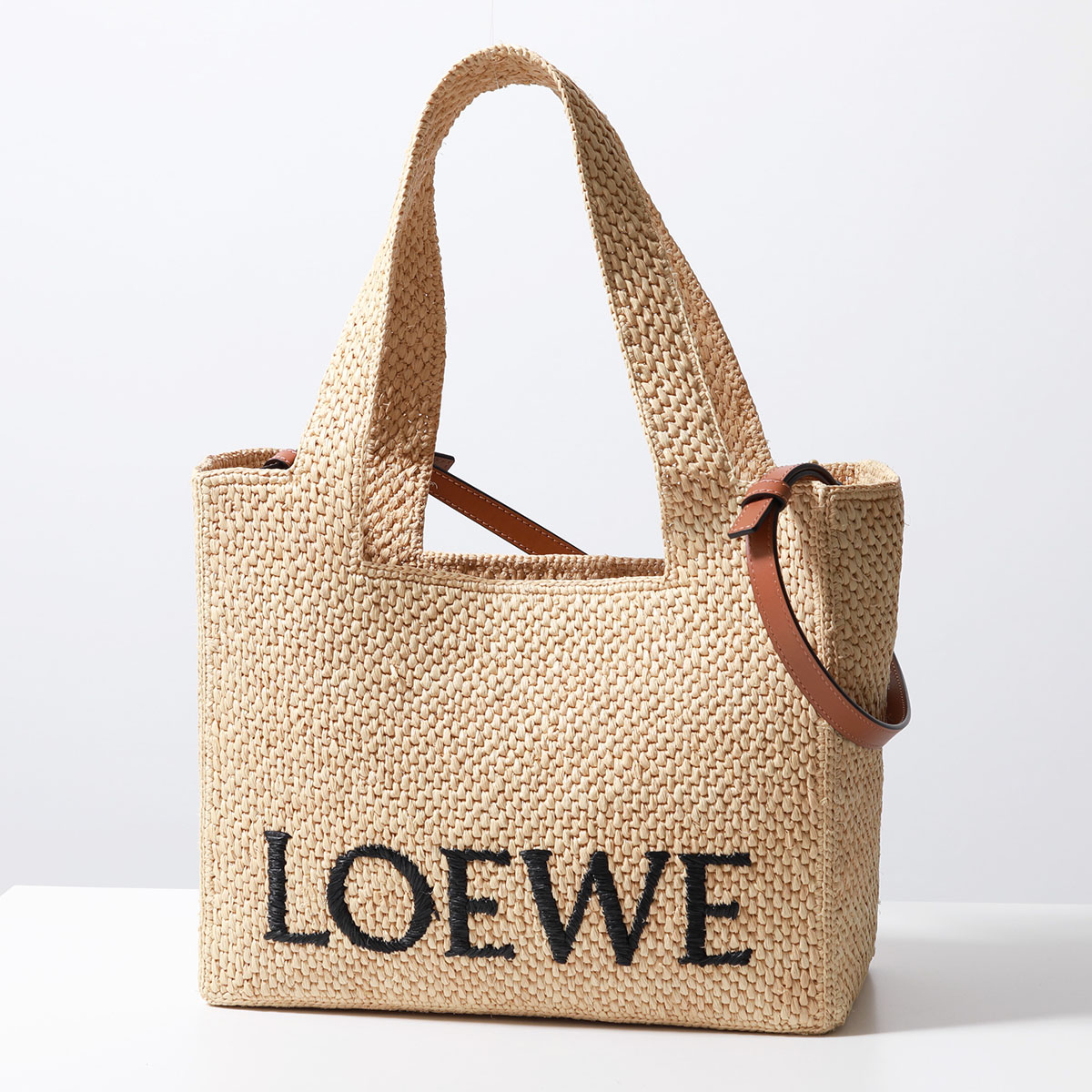 LOEWE（ロエベ） かごバッグ A685B61X05 レディース ラフィア ロゴ