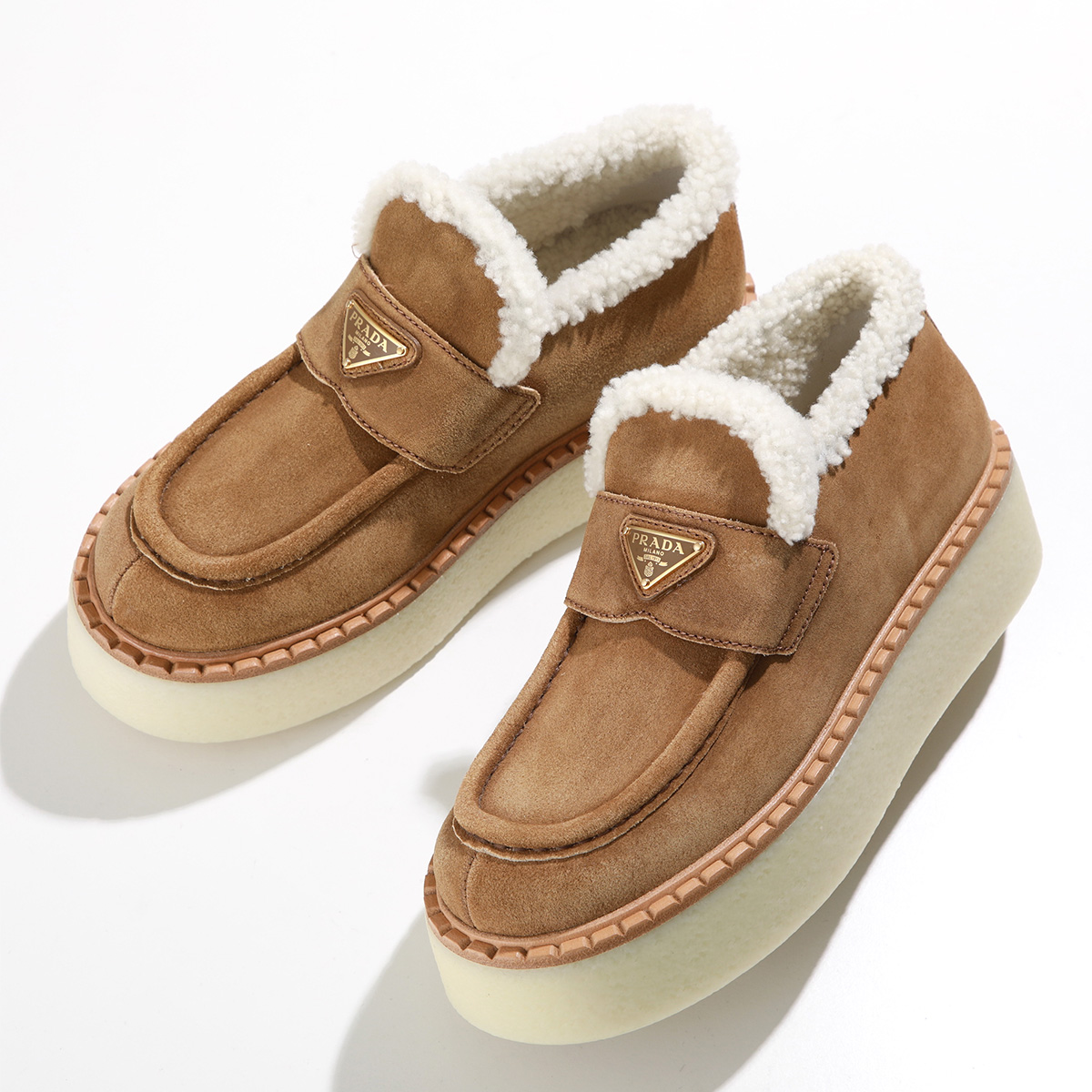 PRADA（プラダ） ローファー 1D717N FZG50 レディース スウェード