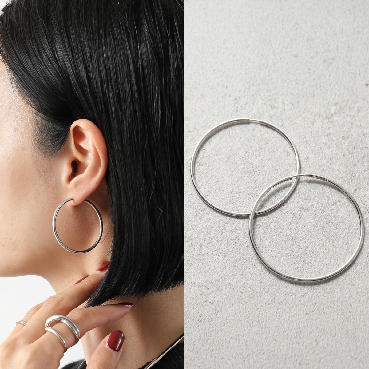 MARIA BLACK（マリアブラック） ピアス 100701AG-35 Senorita 35 Hoops