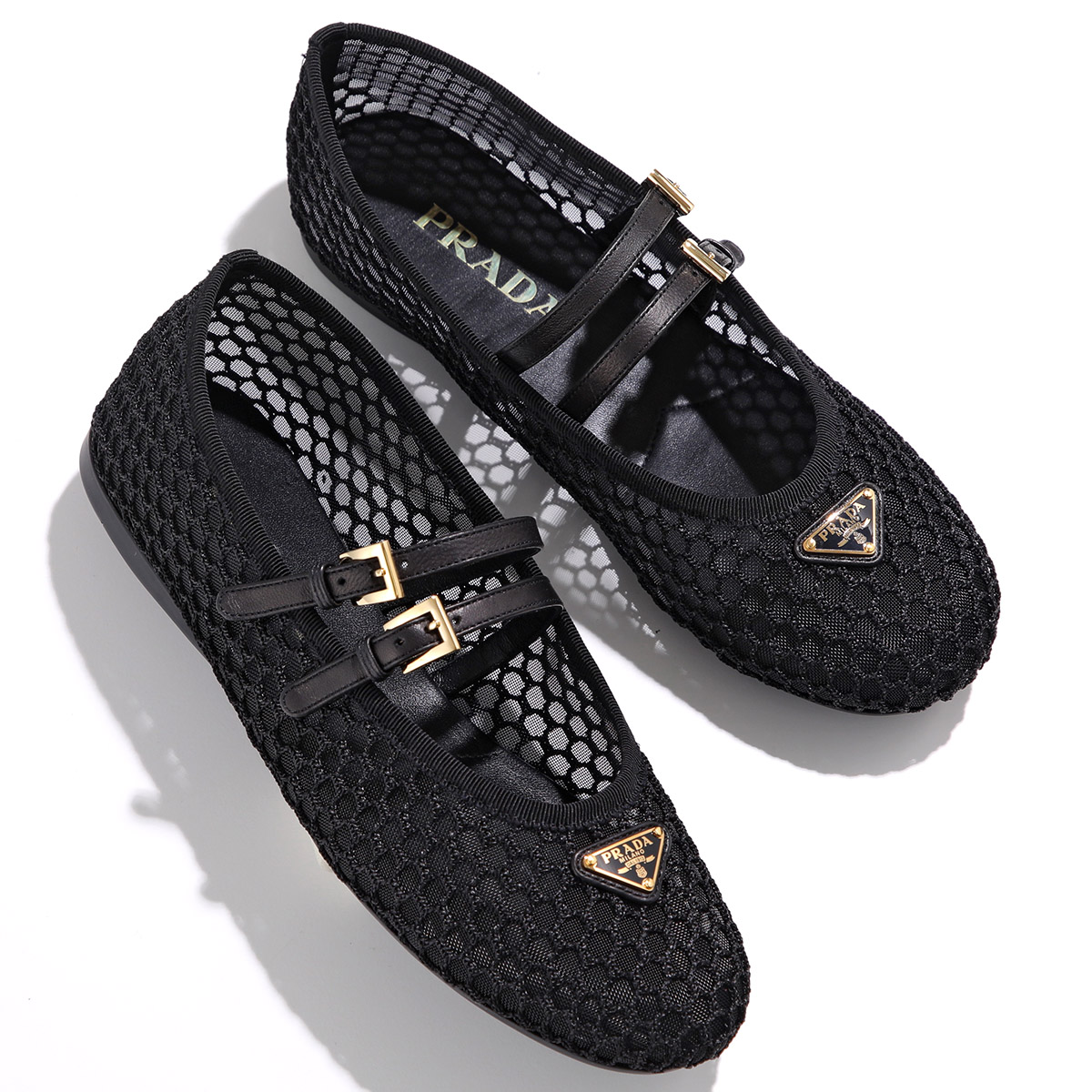 PRADA（プラダ） パンプス 1F915N 099 レディース メッシュ バレリーナ
