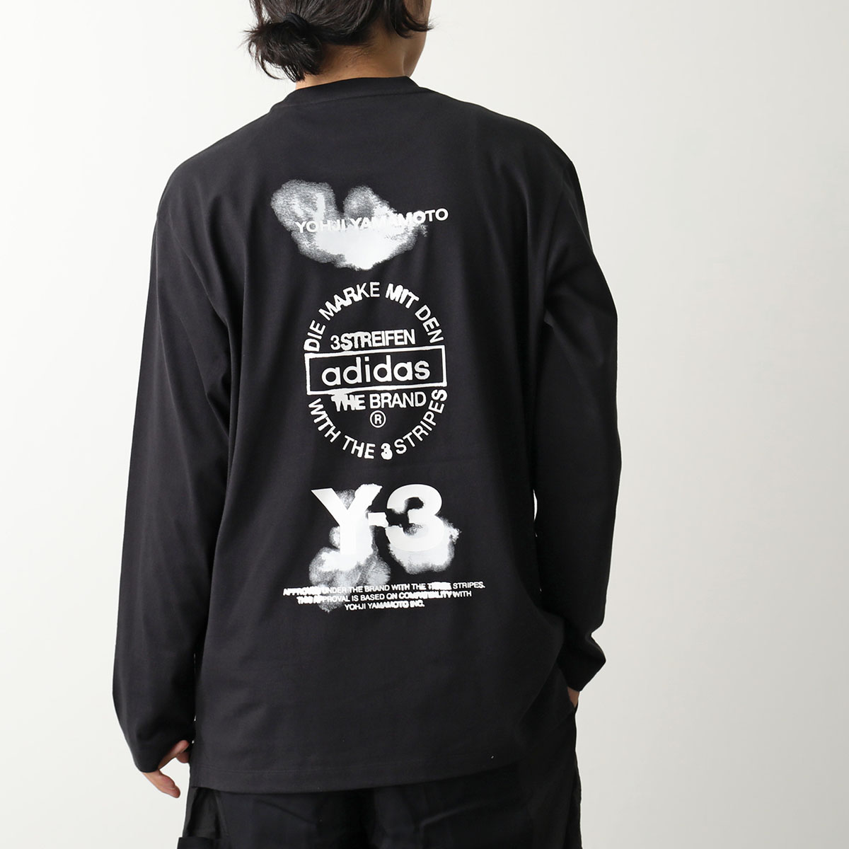 Y-3 ワイスリー カットソー GRAPHIC LONG SLEEVE TEE グラフィック GFX