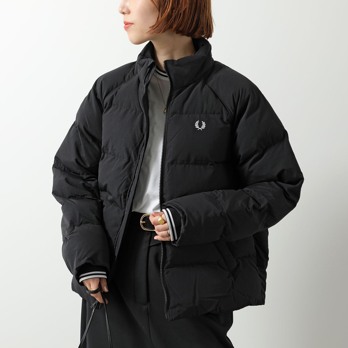 FRED PERRY（フレッドペリー） 中綿ジャケット RAGLAN SLEEVE PADDED