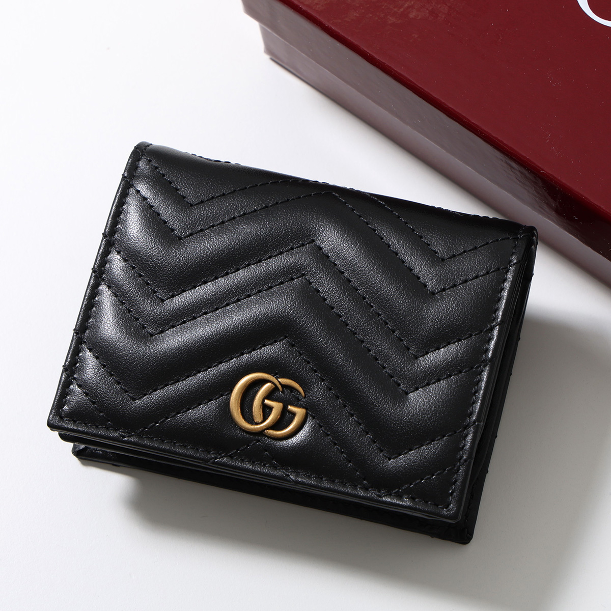 GUCCI（グッチ） 二つ折り財布 GG MARMONT GG マーモント 466492 DTD1T