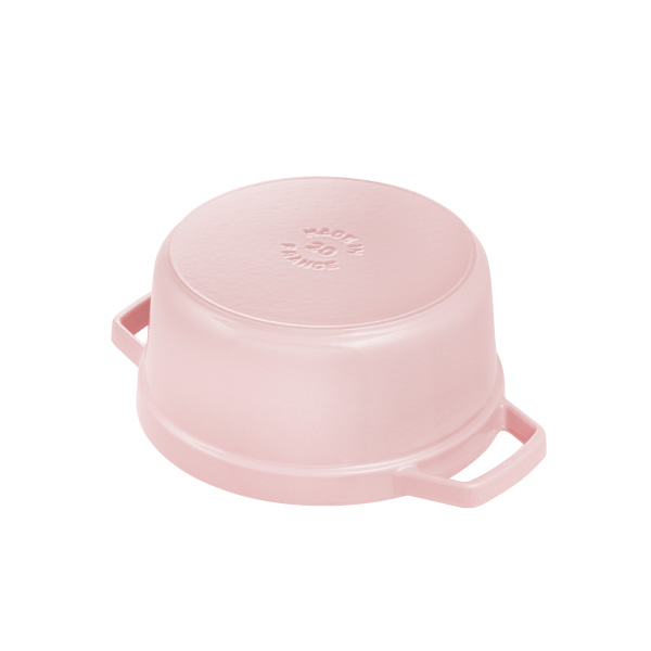 ピコ・ココット ストウブ ラウンド 20cm ソルベローズ｜STAUB 両手鍋
