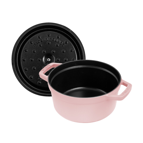 ピコ・ココット ストウブ ラウンド 20cm ソルベローズ｜STAUB 両手鍋